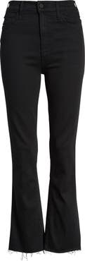 MOTHER The Hustler High Waist Ankle Fray Jeans