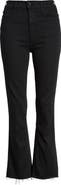 MOTHER The Hustler High Waist Ankle Fray Jeans