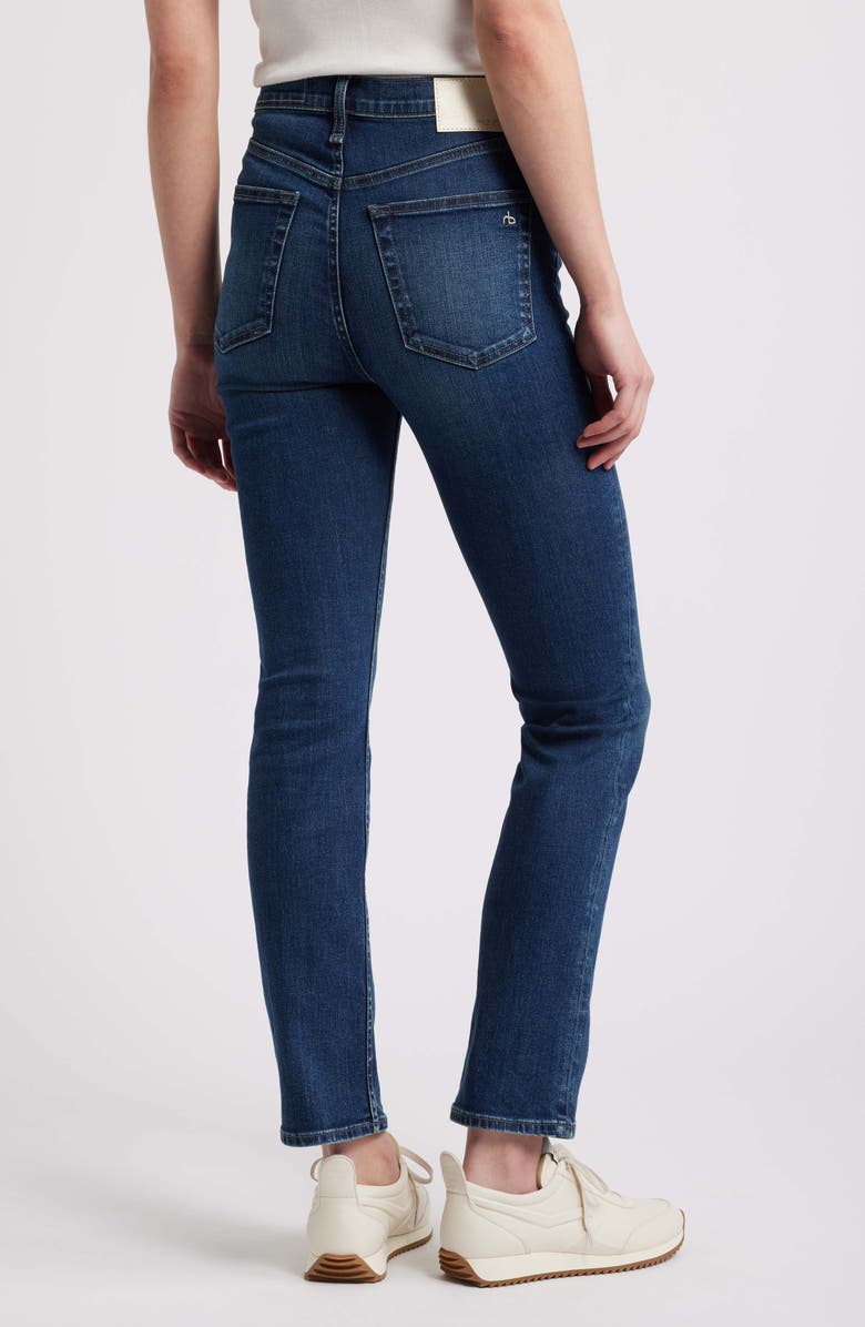 rag & bone Wren High Waist Slim Jeans, Alternate, color, Dylan