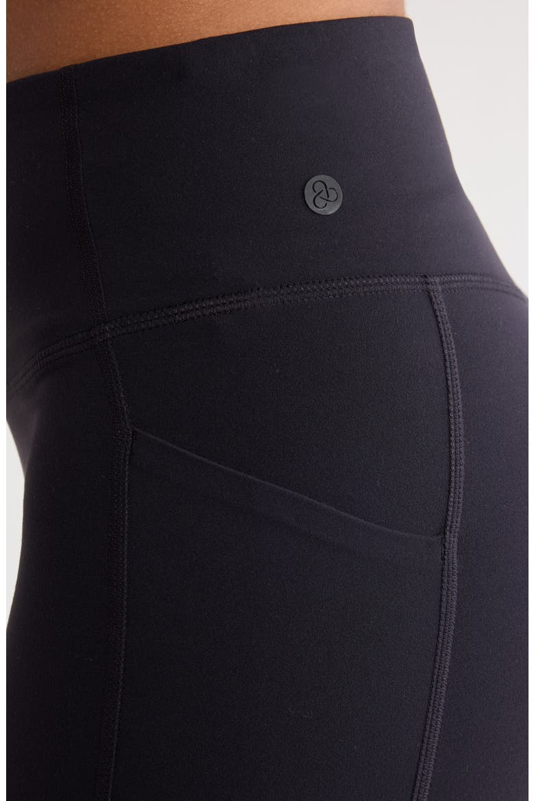 Studio Luxe Pocket Bike Shorts, Alternate, color, BLACK