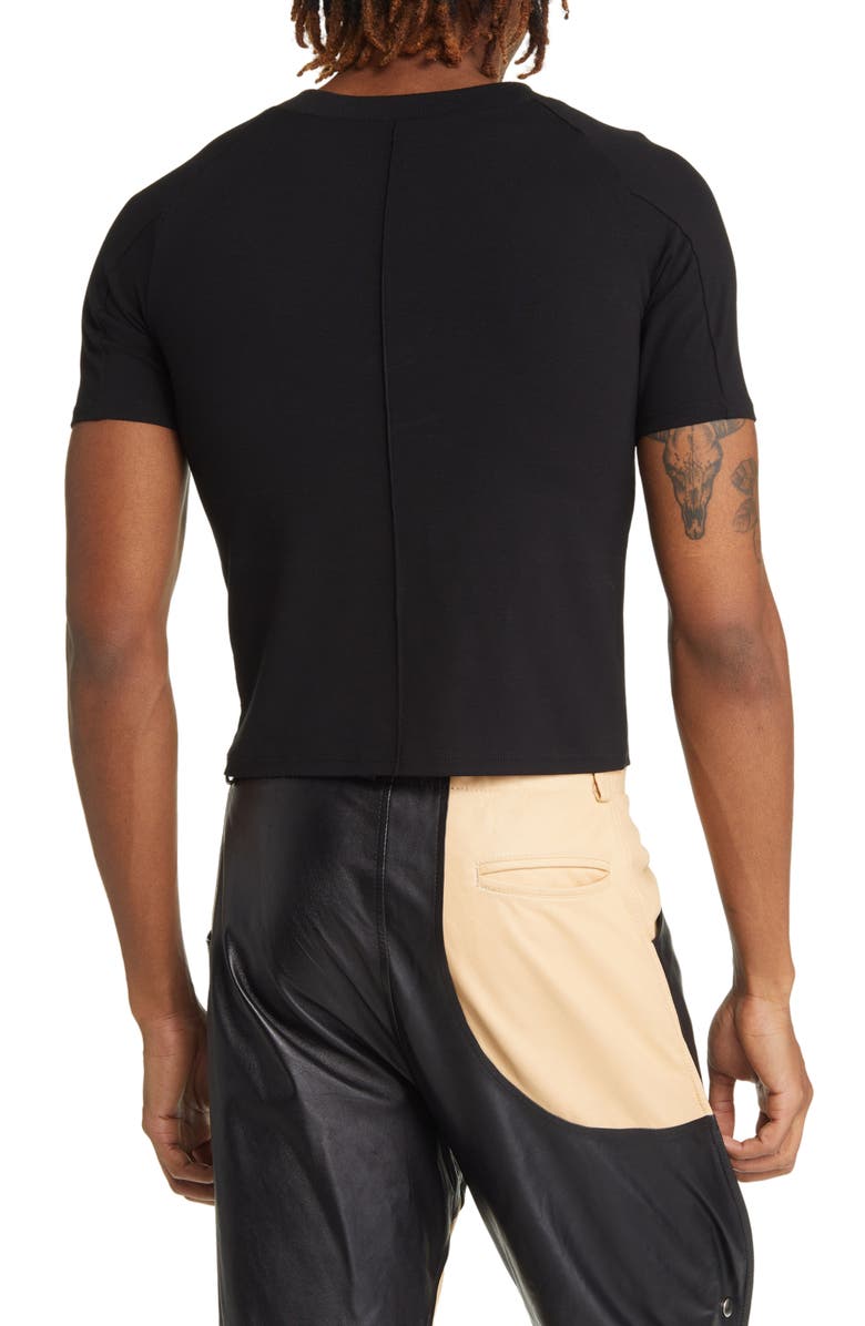 Head of State Gender Inclusive Diamond Front Cutout T-Shirt, Alternate, color, 