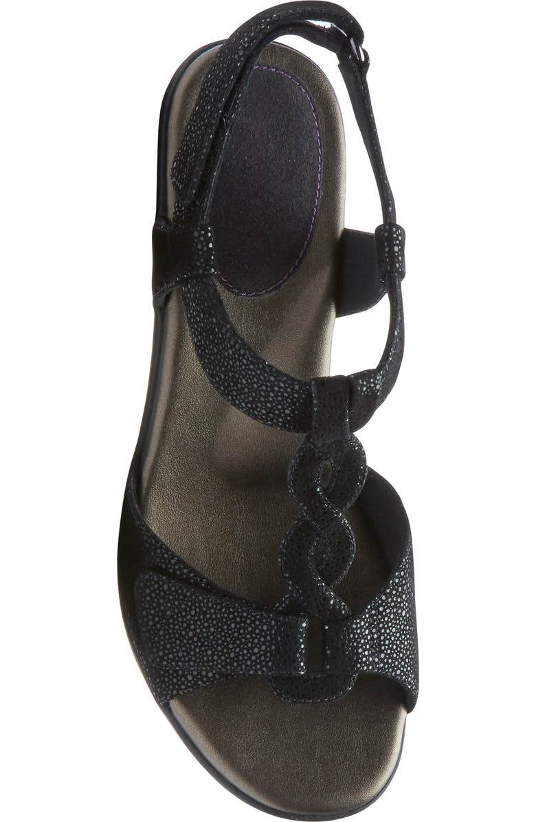 Aravon Medici T-Strap Sandal, Alternate, color,