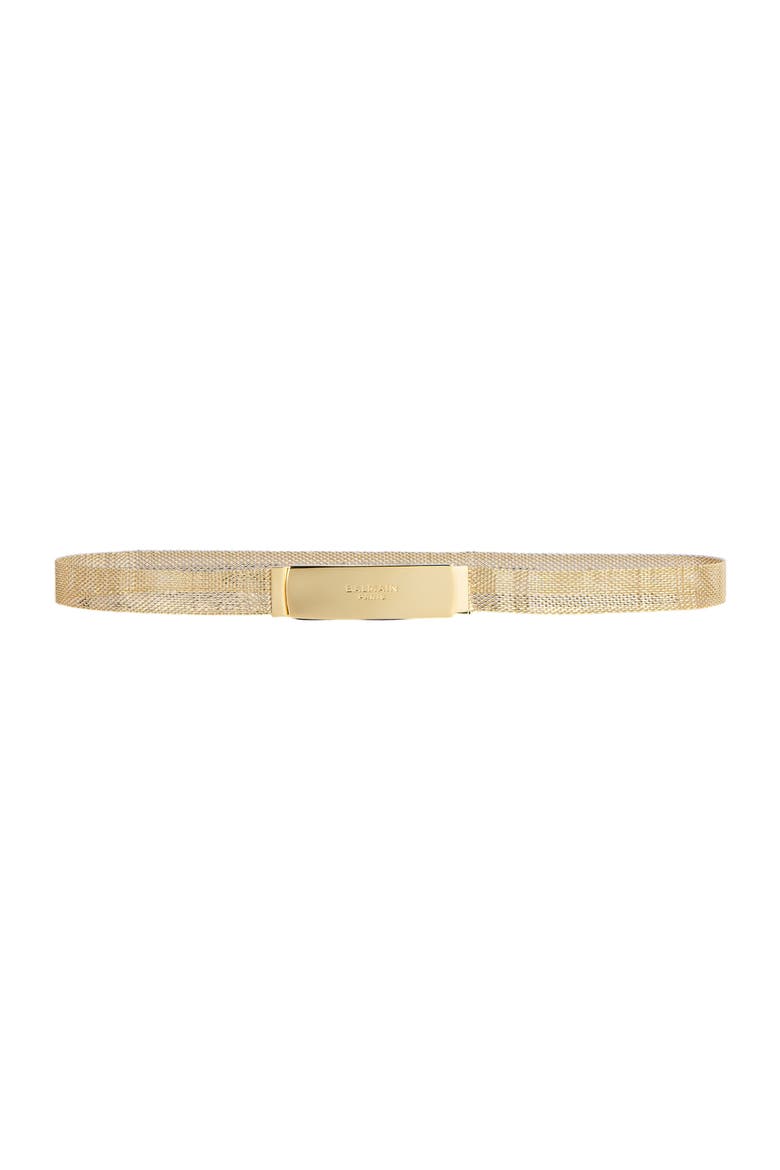 Braided Brass Belt, Main, color, gold