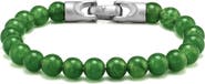 Vincero Men's Green Onyx Beaded Bracelet