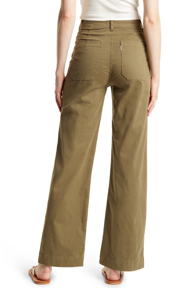 Sailor High Waist Wide Leg Pants, Alternate, color, OLIVE
