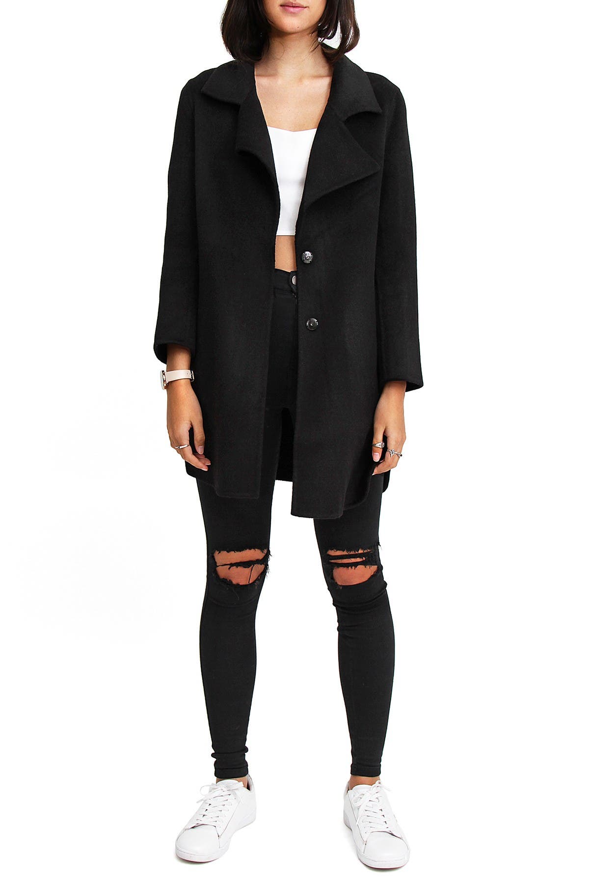 Belle & Bloom Ex-Boyfriend Wool Blend Oversized Jacket