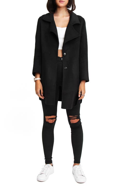 Ex-Boyfriend Wool Blend Oversized Jacket