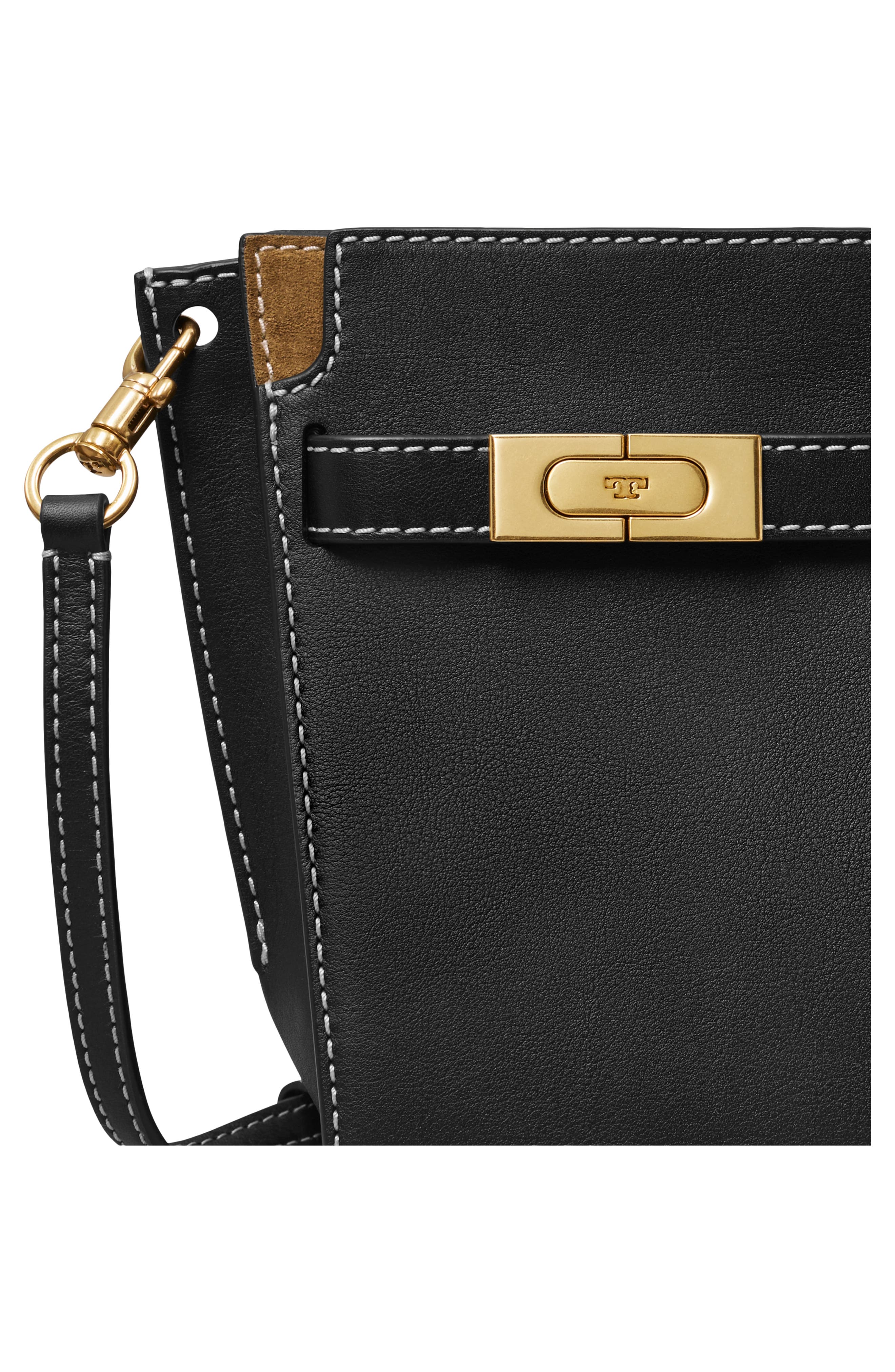 Tory Burch Petite Lee Radziwill Leather Double Bucket Bag, Alternate, color, 