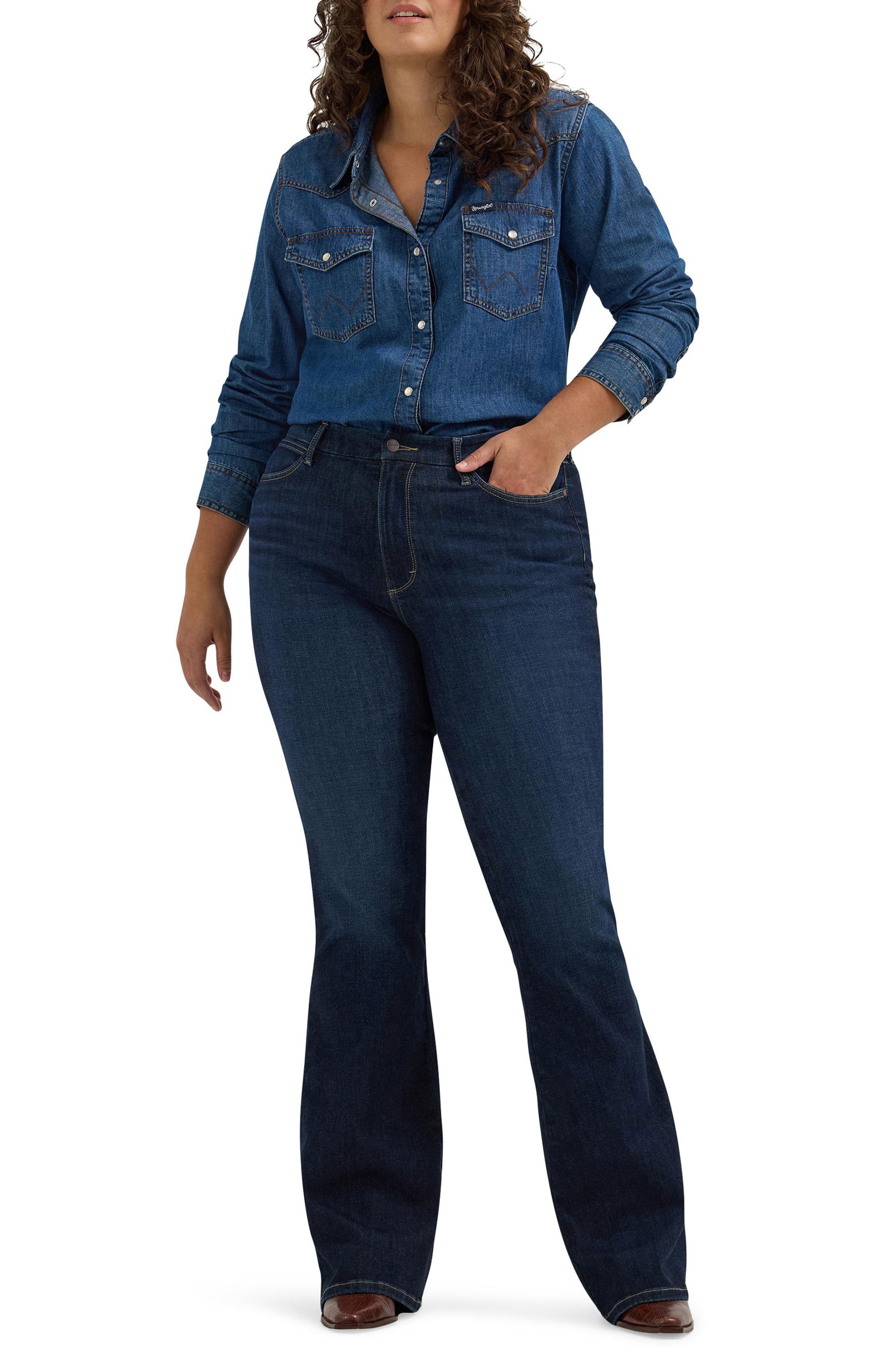 Bespoke High Waist Flare Jeans - image 2