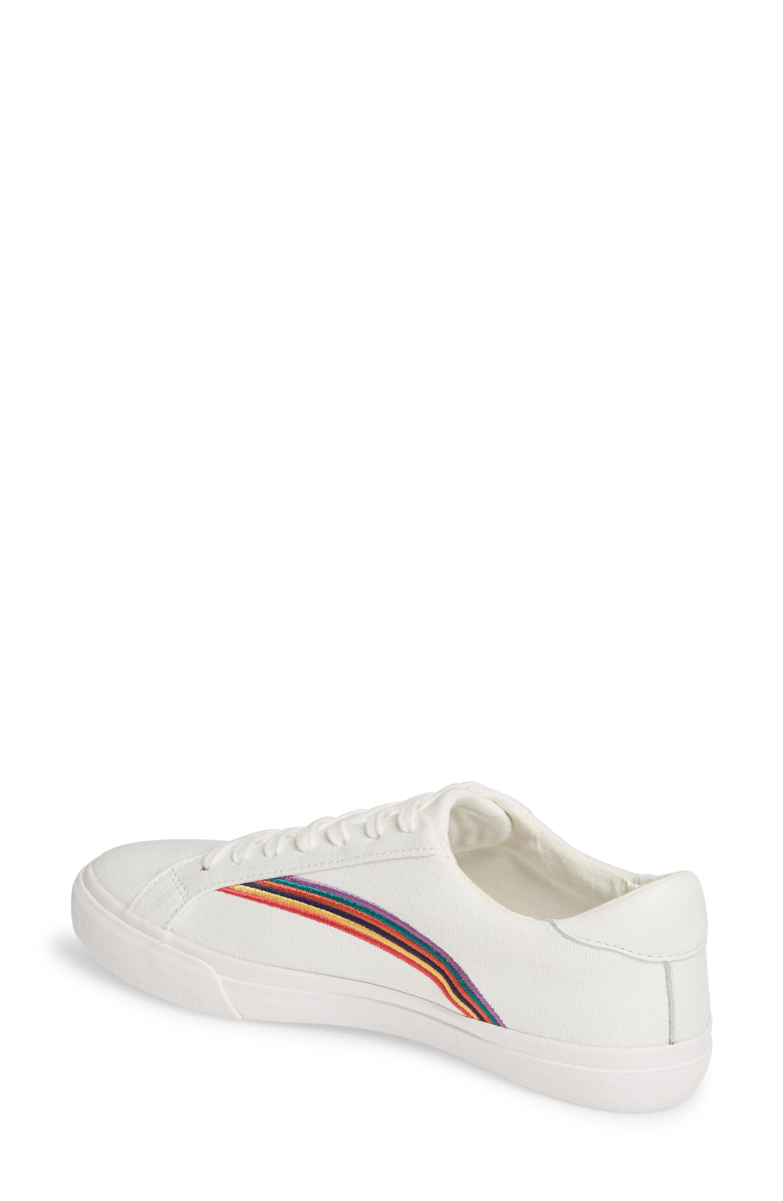 Madewell Delia Rainbow Sneaker, Alternate, color, 