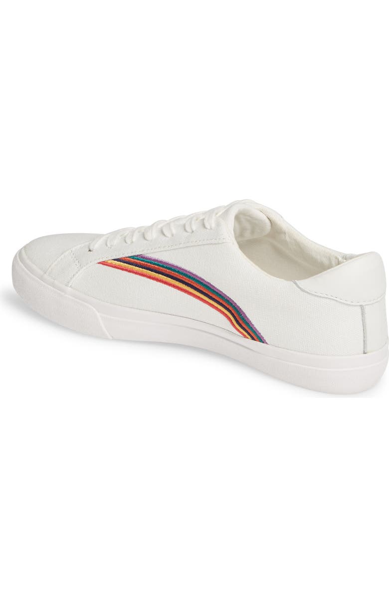 Madewell Delia Rainbow Sneaker, Alternate, color,