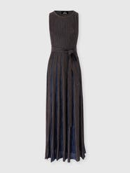 Missoni Long Viscose Lamé Dress With Belt