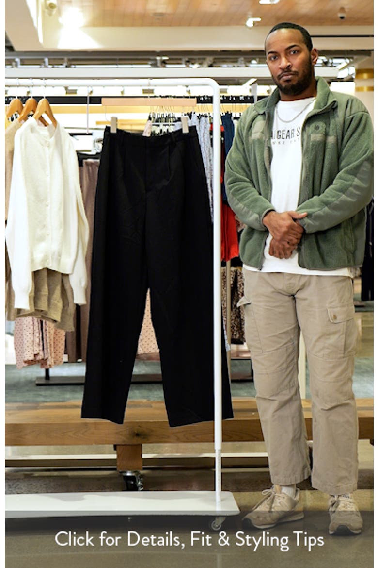 Pleat Front High Waist Wide Leg Pants video