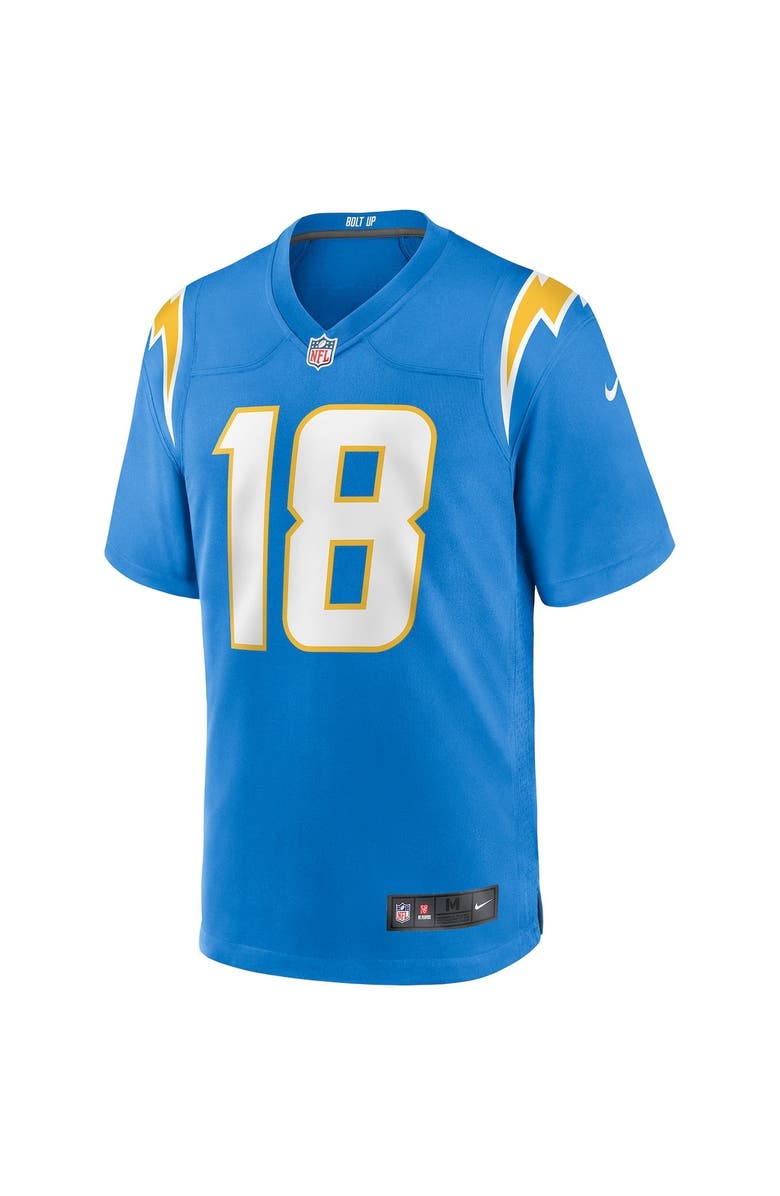 Nike Men's Nike Charlie Joiner Powder Blue Los Angeles Chargers Game Retired Player Jersey, Alternate, color,
