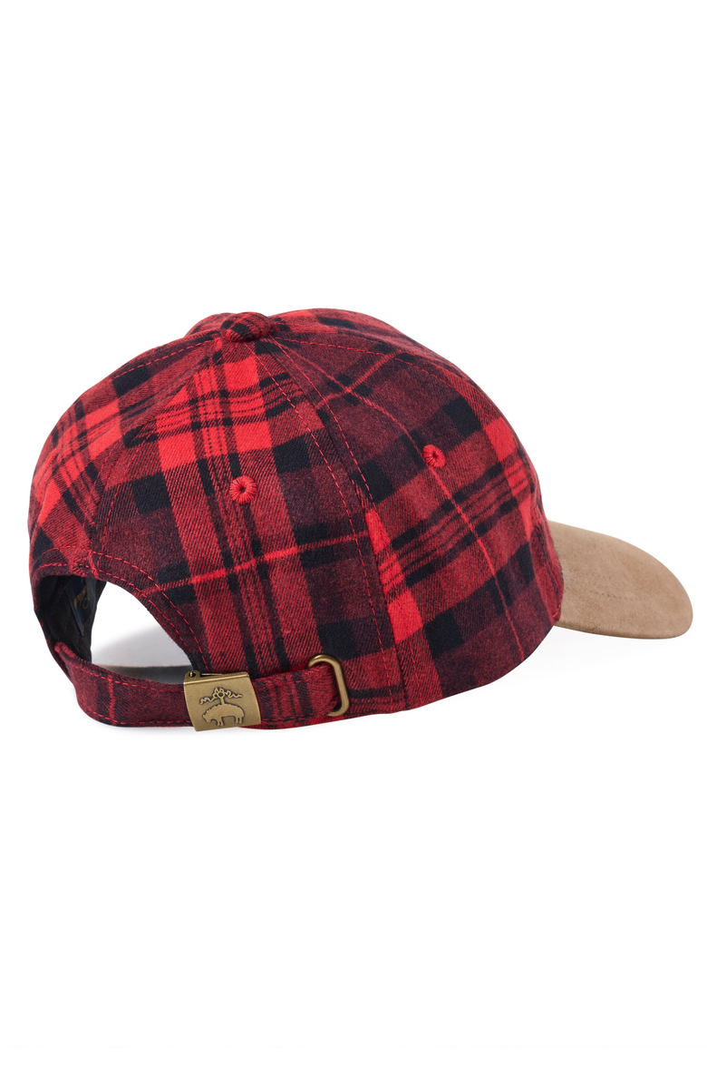 Brooks Brothers Lumberjack Plaid Baseball Hat, Alternate, color, Red / Black Plaid
