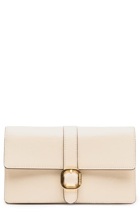 Leather Accordion Crossbody Bag