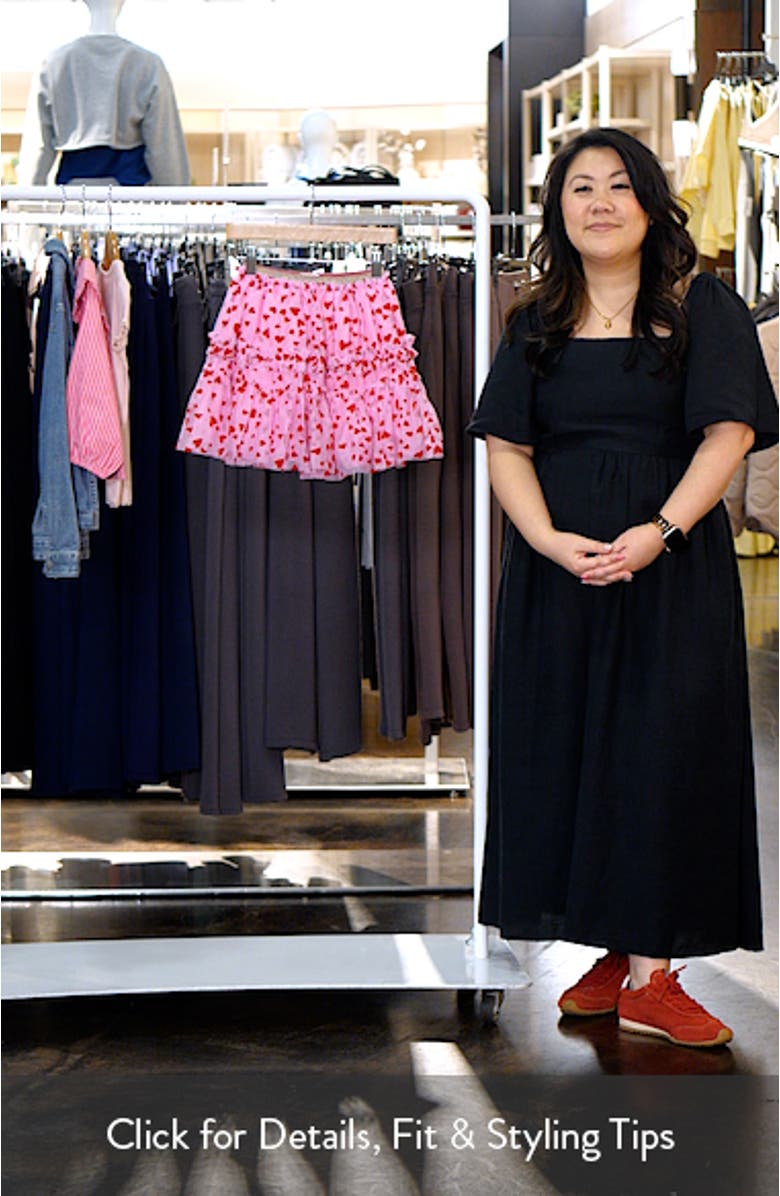 Kids' Heart Mesh Tutu Skirt, sales video thumbnail