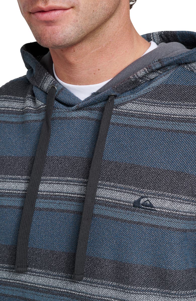 Quiksilver Great Otway Stripe Hoodie, Alternate, color, Phantom