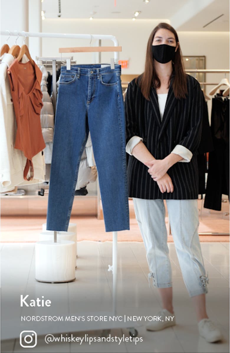 Nina High Waist Ankle Cigarette Jeans, sales video thumbnail