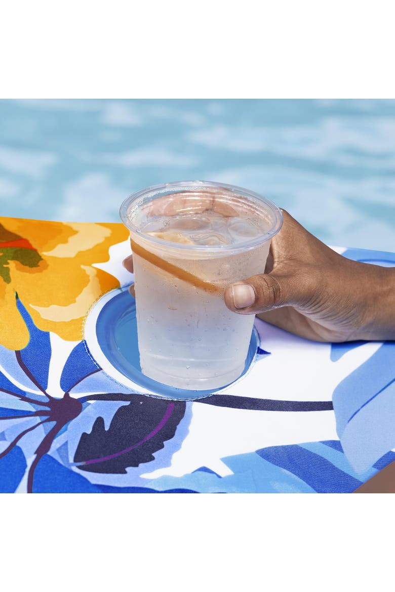 Blissful Drifter Inflatable Pool Lounge, Alternate, color, Multicolored