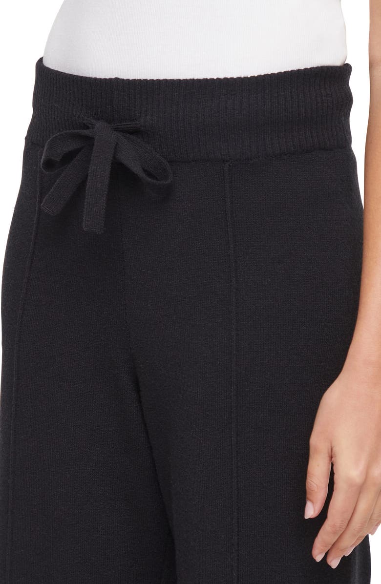 Three Dots Ally Wide Leg Pull-On Pants, Alternate, color, Black Beauty