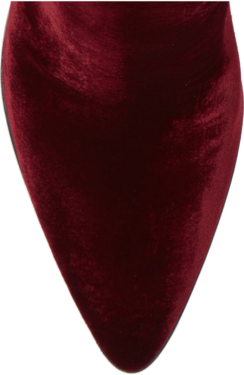 Frye Flynn Short Velvet Bootie, Alternate, color,