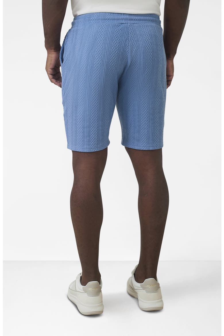 Tanami Textured Stretch Slim Shorts, Alternate, color, Medium Blue