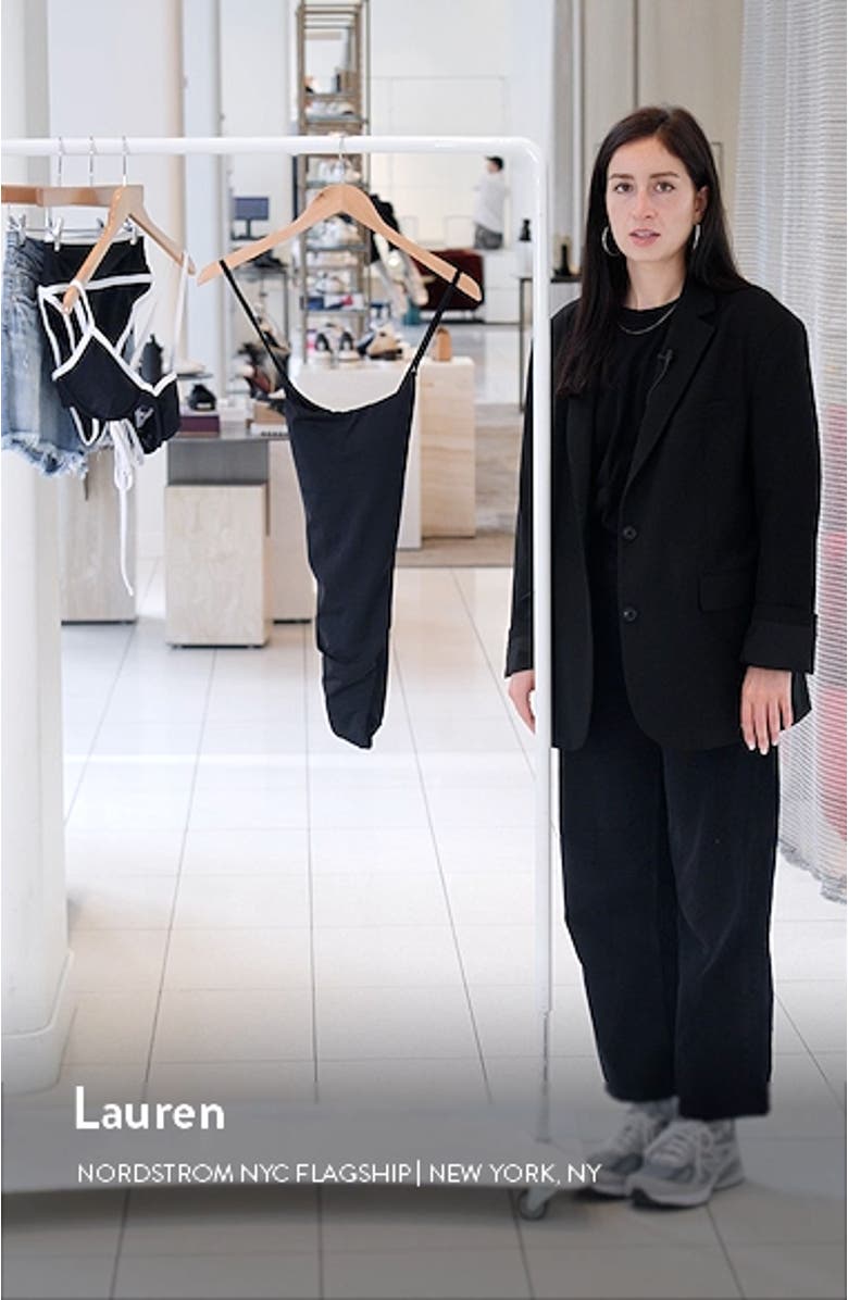 The Fiji Lace-Up Back Long Torso One-Piece Swimsuit, sales video thumbnail