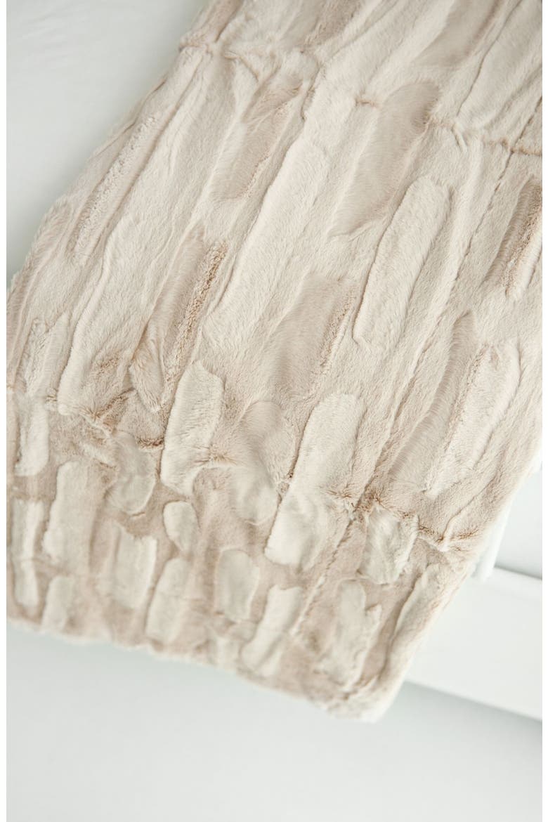 Sorbet Almond Croissant Blanket, Alternate, color, Beige
