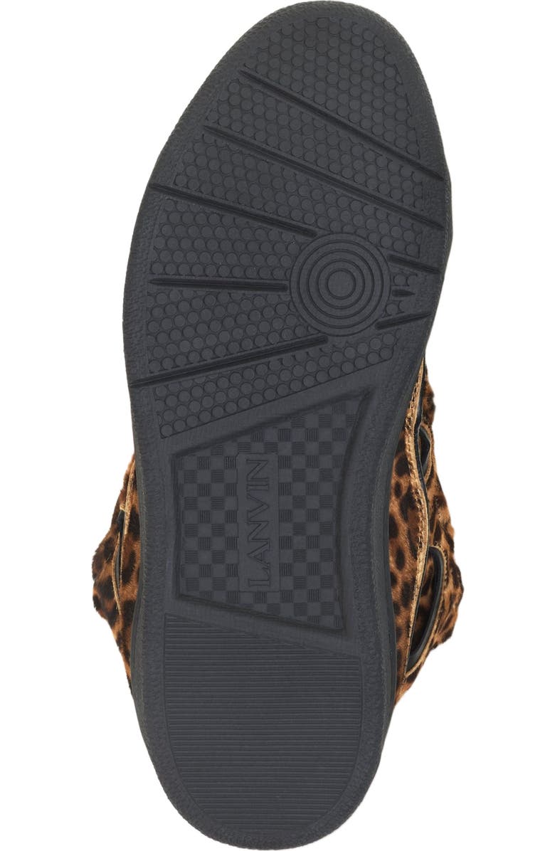 Lanvin Curb Sneakers In Pony, Alternate, color, Beige/Black