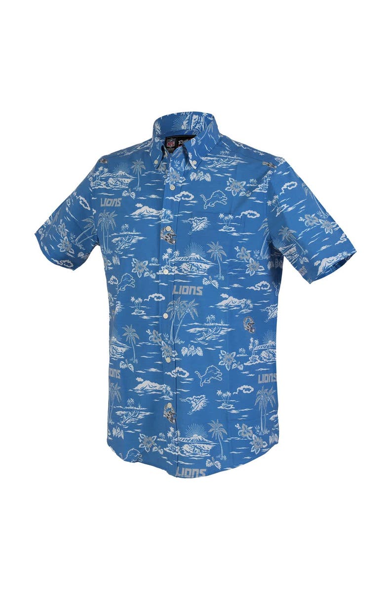 Reyn Spooner Men's Reyn Spooner Blue Detroit Lions Kekai Performance Button-Down Shirt, Alternate, color, Blue