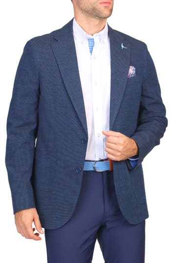 Shop Tailorbyrd Pindot Sport Coat In Navy