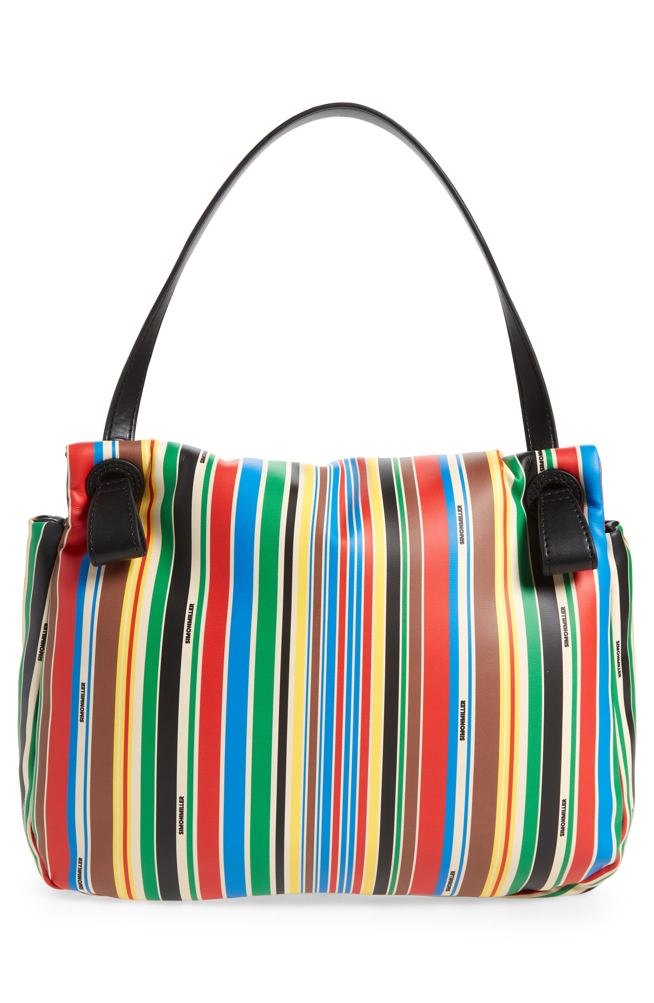 Simon Miller Turnover Stripe Small Shoulder Bag, Alternate, color, 
