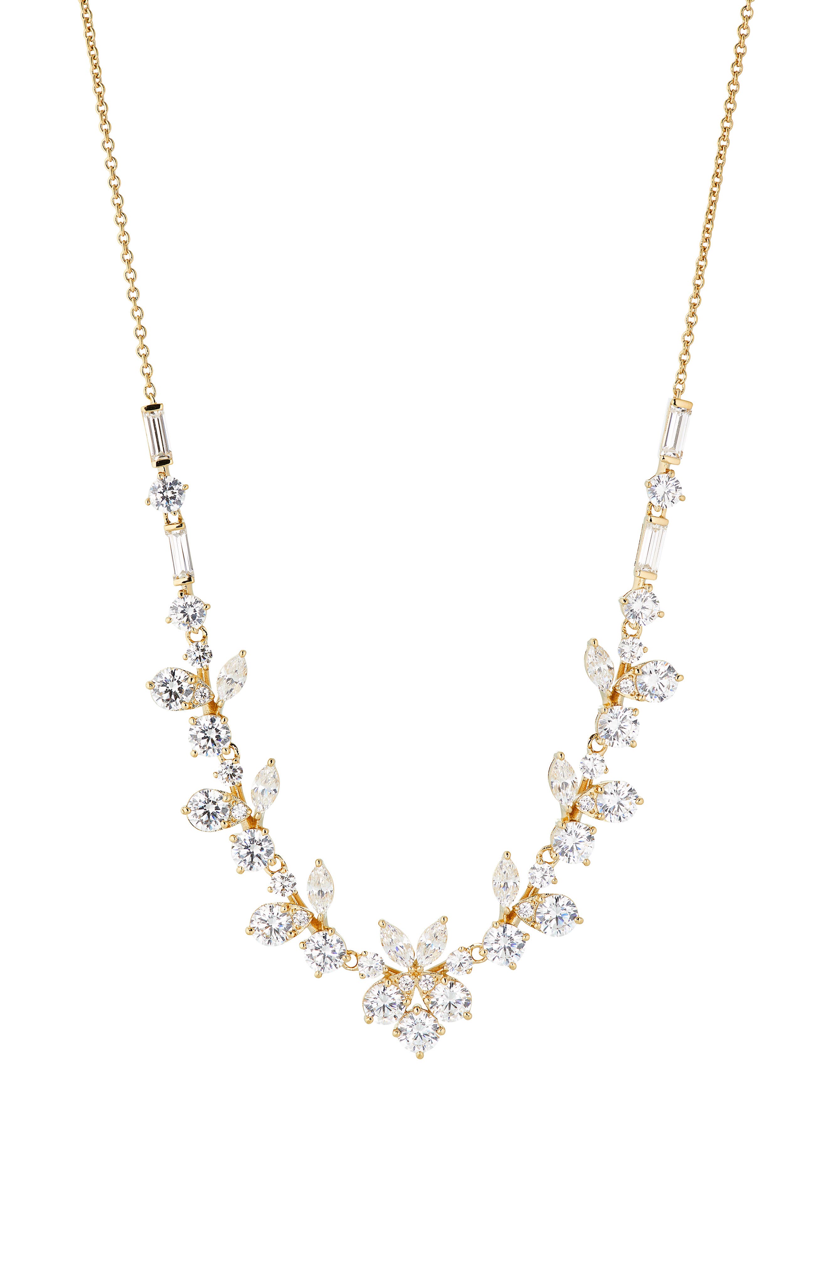 Nadri Chiara Cubic Zirconia Cluster Necklace