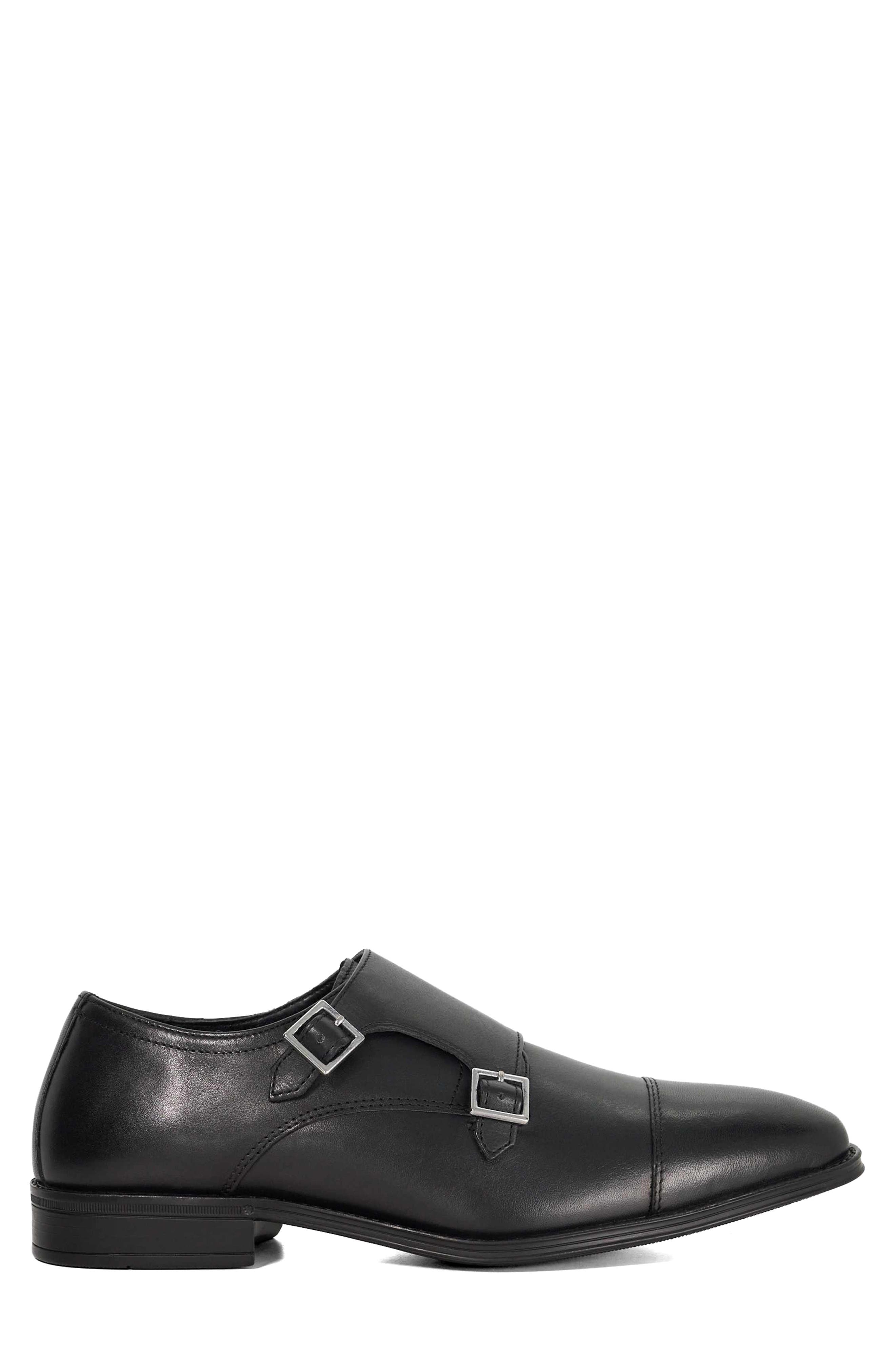 Dune London Steff Monk Shoe, Alternate, color, Black