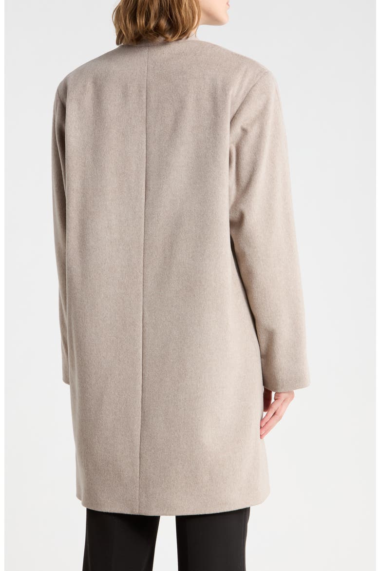V-Neck Wool Coat, Alternate, color, BEACH
