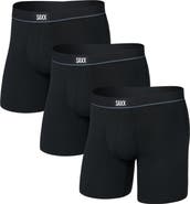 SAXX Essential Assorted 3-Pack Cotton Blend Boxer Briefs