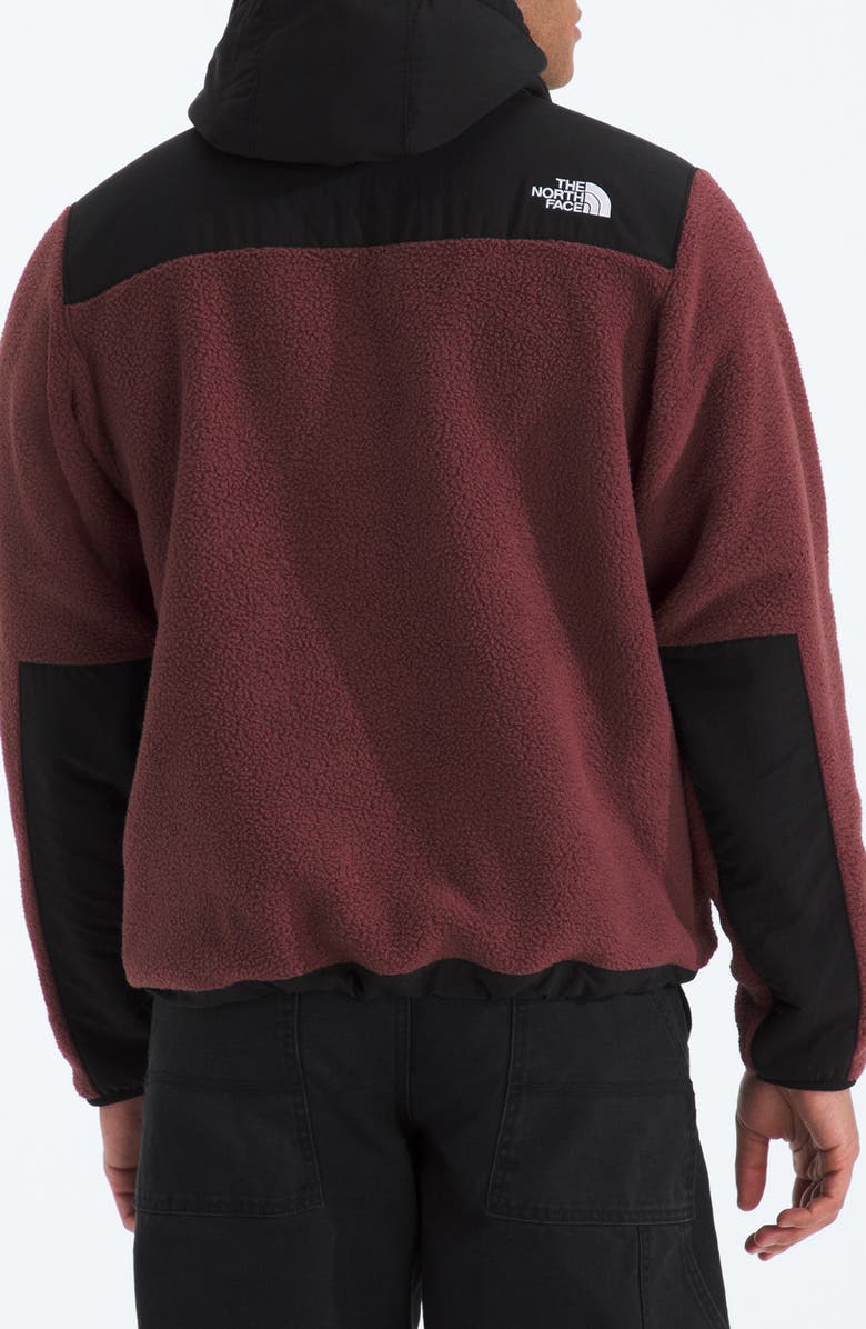 The North Face Retro Denali Hooded Jacket, Alternate, color, Sumac/ Tnf Black