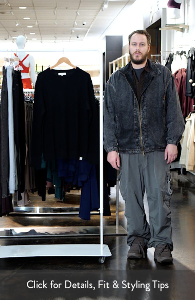 Merino Ribbed Crewneck Sweater, sales video thumbnail