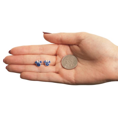 Disney Birthstone Stud Earrings In Blue