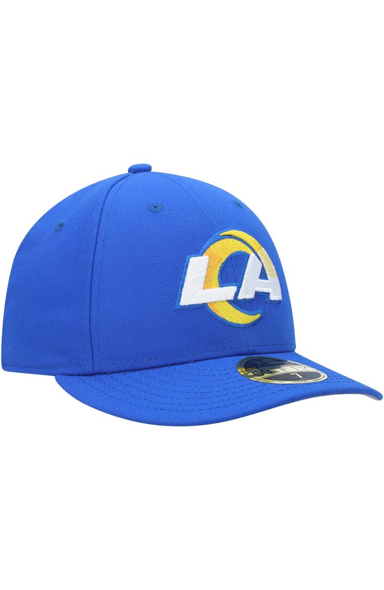 New Era Men's New Era Royal Los Angeles Rams Omaha Low Profile 59FIFTY Fitted Hat, Alternate, color, Royal