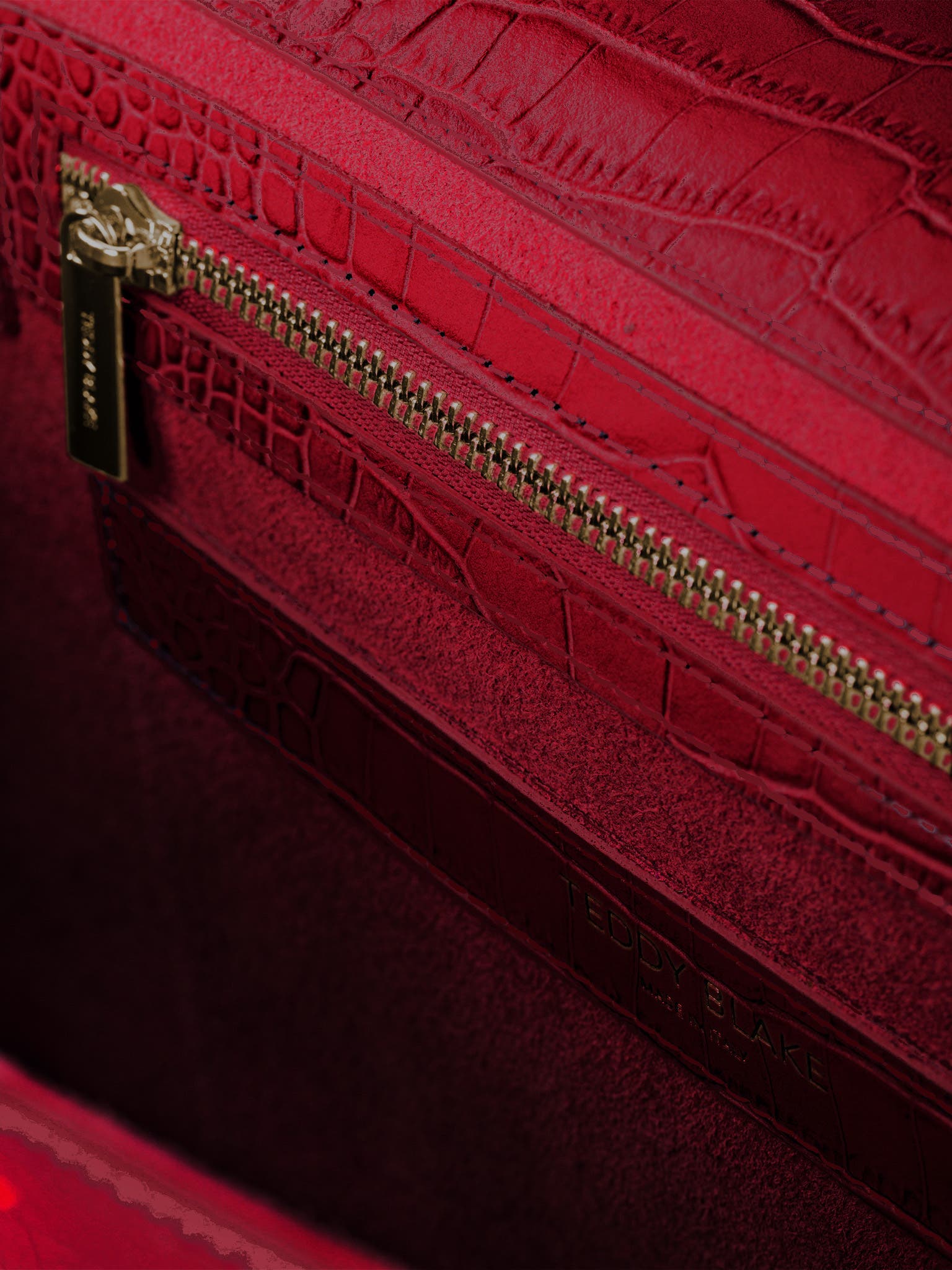 Teddy Blake Ava Croco  14", Alternate, color, Dark Red