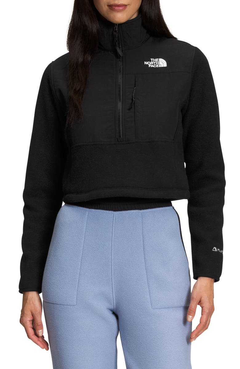 The North Face Denali Water Repellent Crop Jacket, Main, color, 