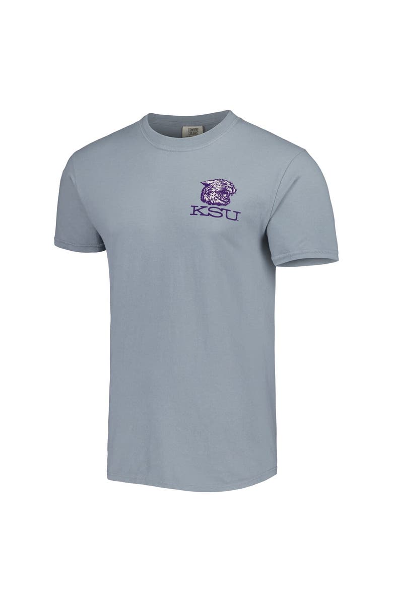 IMAGE ONE Men's Graphite Kansas State Wildcats Vault State Comfort T-Shirt, Alternate, color, Graphite