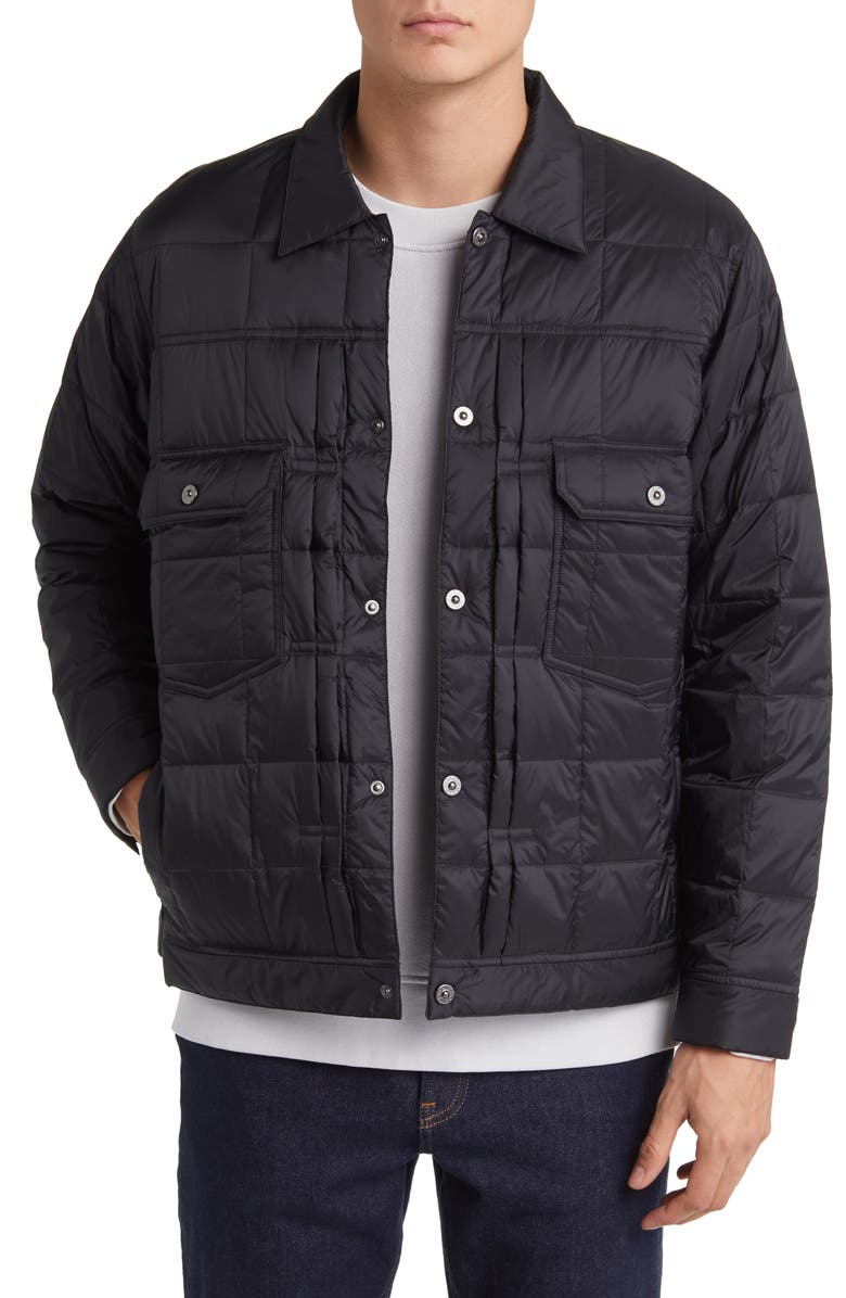 TAION Quilted Packable Water Repellent 800 Fill Power Work Jacket, Main, color, 