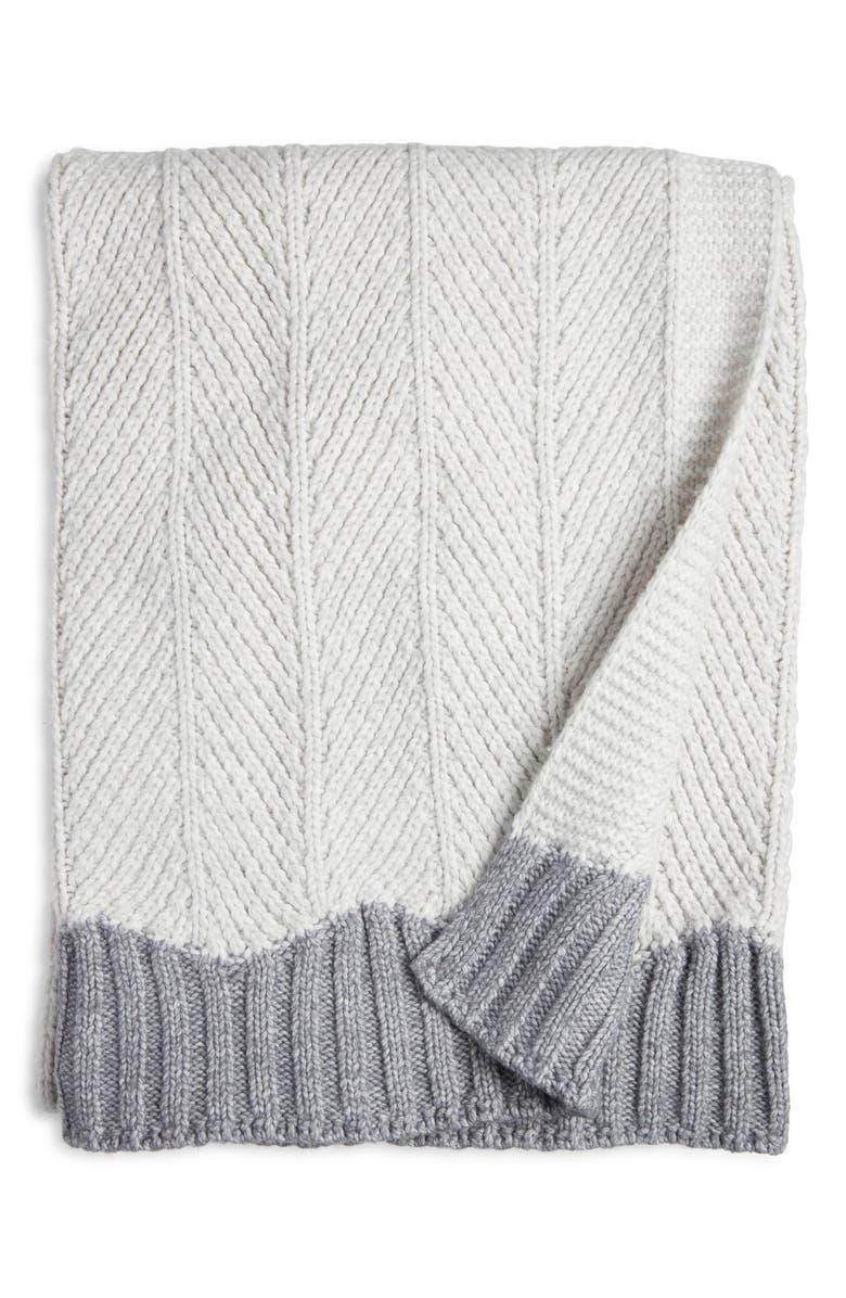 Nordstrom Sweater Knit Throw Blanket, Main, color, 