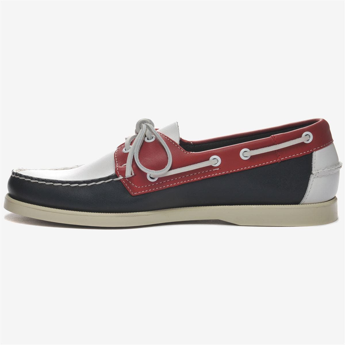 Sebago Portland Spinnaker Boat Shoes, Alternate, color, Navy-Red-White