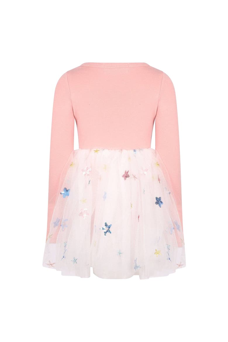 Unicorn & Stars Tutu Dress, Alternate, color, Pink