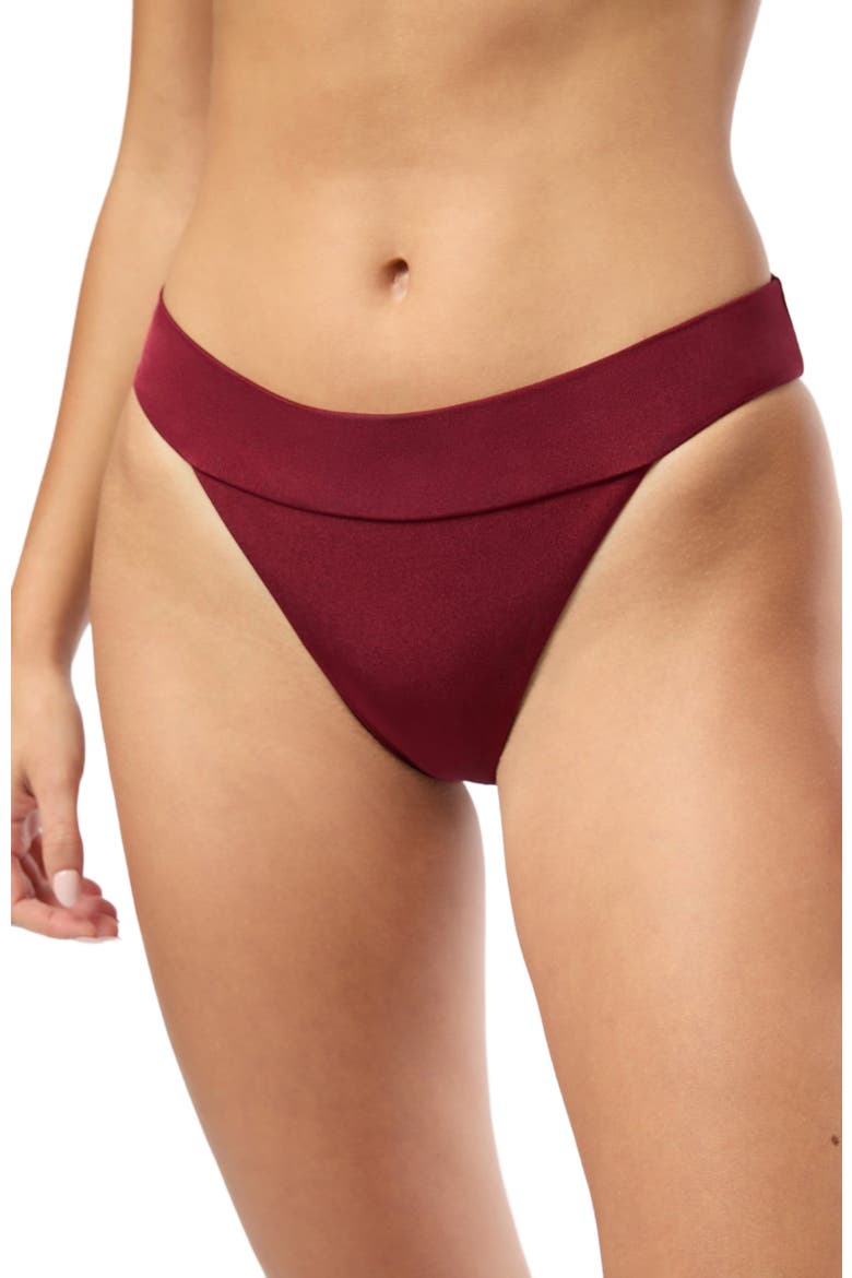 Karina Bikini Bottom, Alternate, color, POMEGRANATE