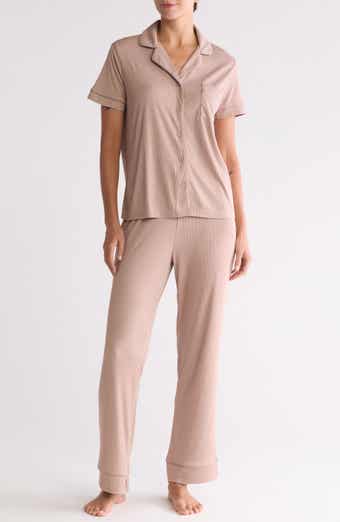 Nicole Miller Hammered Satin Pajamas Nordstromrack